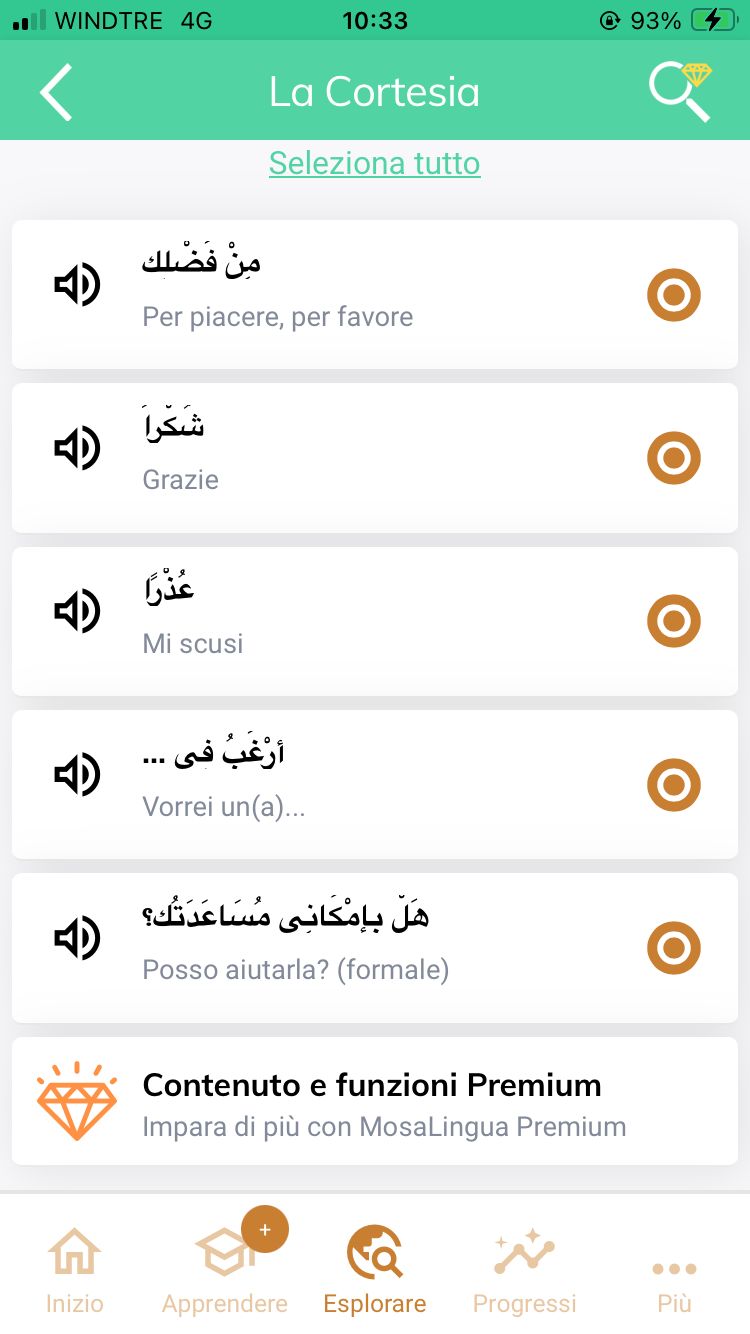 app mosalingua arabo